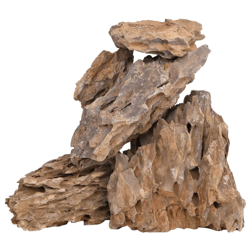 VidaXL Dragon Stones Gemischte Farbe 10 kg 10-30 cm