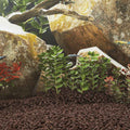 Vidaxl lavastenen 25 kg 1-2 cm rood