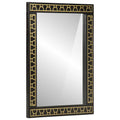 Vidaxl badkamerspiegel 50x70x2,5 cm massief mangohout en glas