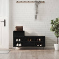 Vidaxl schoenenkast 102x36x60 cm bewerkt hout zwart