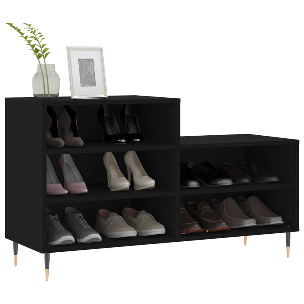 Vidaxx Schuhschrank 102x36x60 cm eigentiertes Holzschwarz