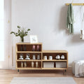 VIDAXL -Schuhschrank 102x36x60 cm aus Holz Sonoma Eiche gefärbt