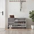 VIDAXL -Schuhschrank 102x36x60 cm eigentiertes Holz Sonoma Grey