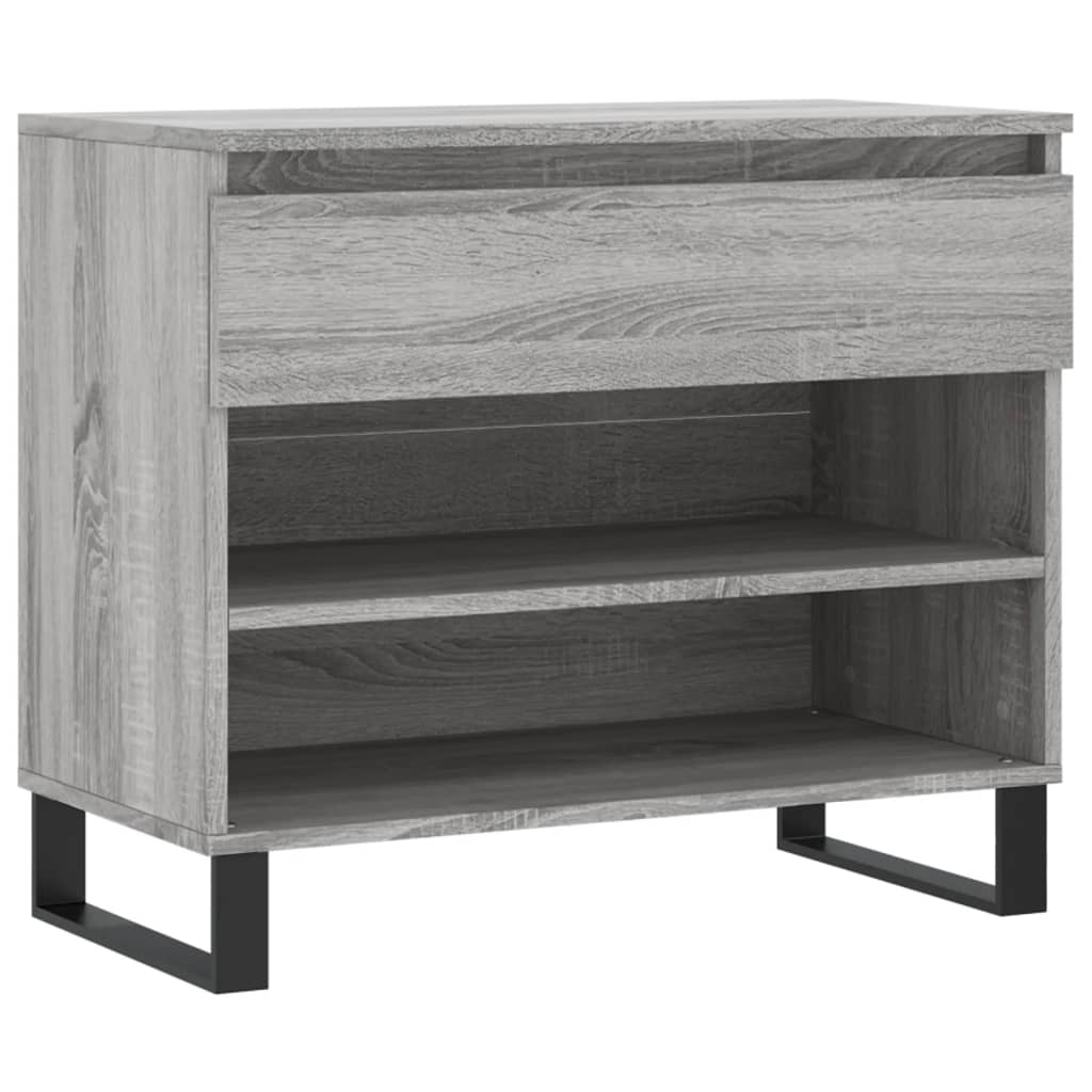 Vidaxx Schuhschrank 70x36x60 cm aus eigentiertem Holz Sonoma Grey