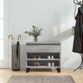Vidaxx Schuhschrank 70x36x60 cm aus eigentiertem Holz Sonoma Grey