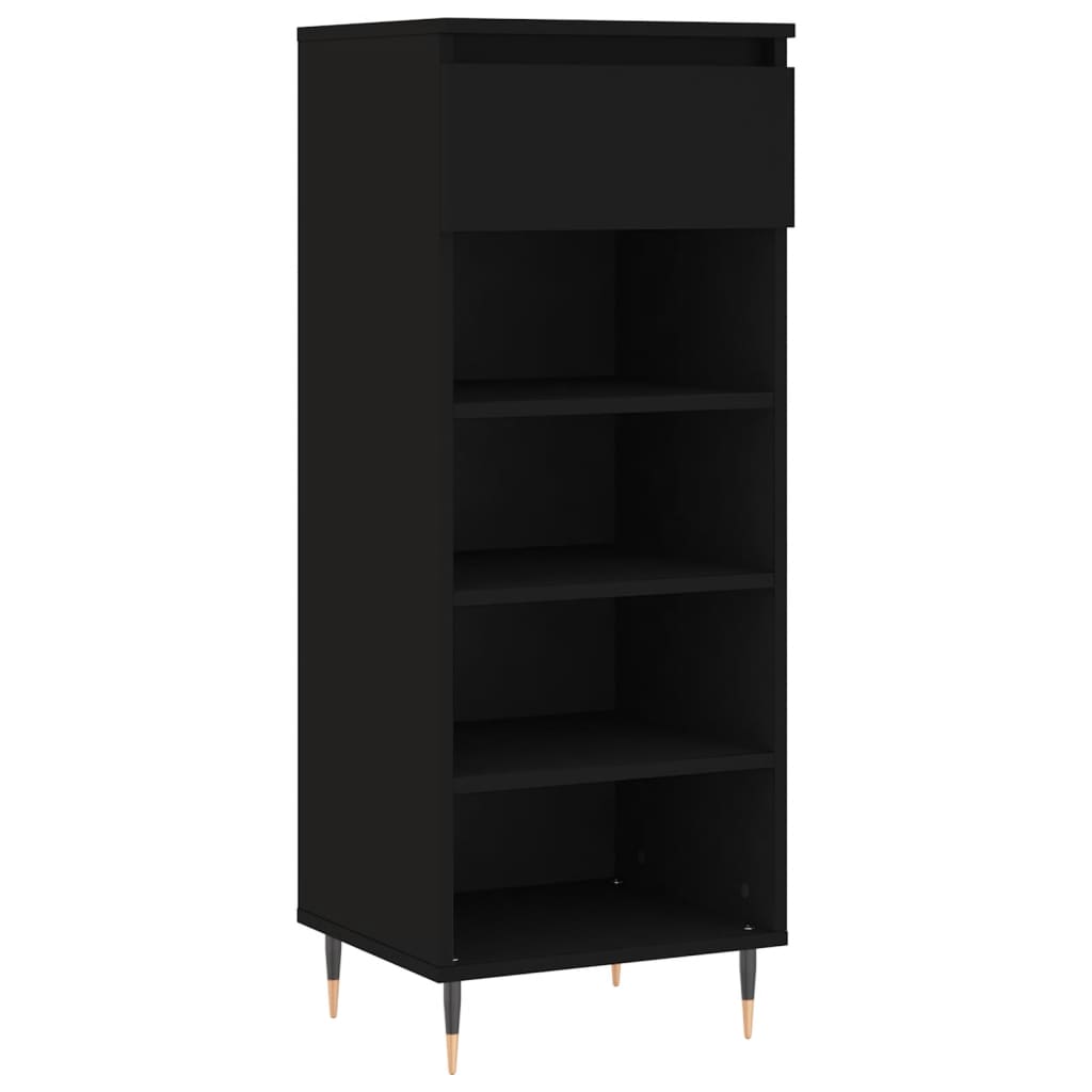 Vidaxx Schuhschrank 40x36x105 cm clean Holzschwarz
