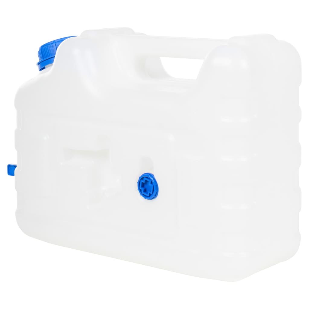 VidaXL Wassertank mit Wasserhahn, 10 l, transparenter Kunststoff