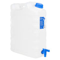 VidaXL Wassertank mit Wasserhahn, 20 l, transparenter Kunststoff