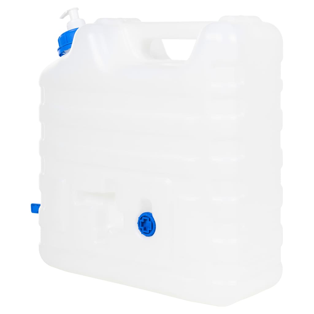 VidaXL Wassertank mit Wasserhahn und Seifenspender, 15 Liter, Kunststoff