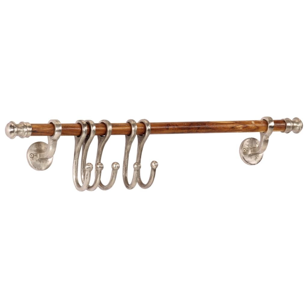 VidaXL Wandgarderobe 75x15 cm Aluminium