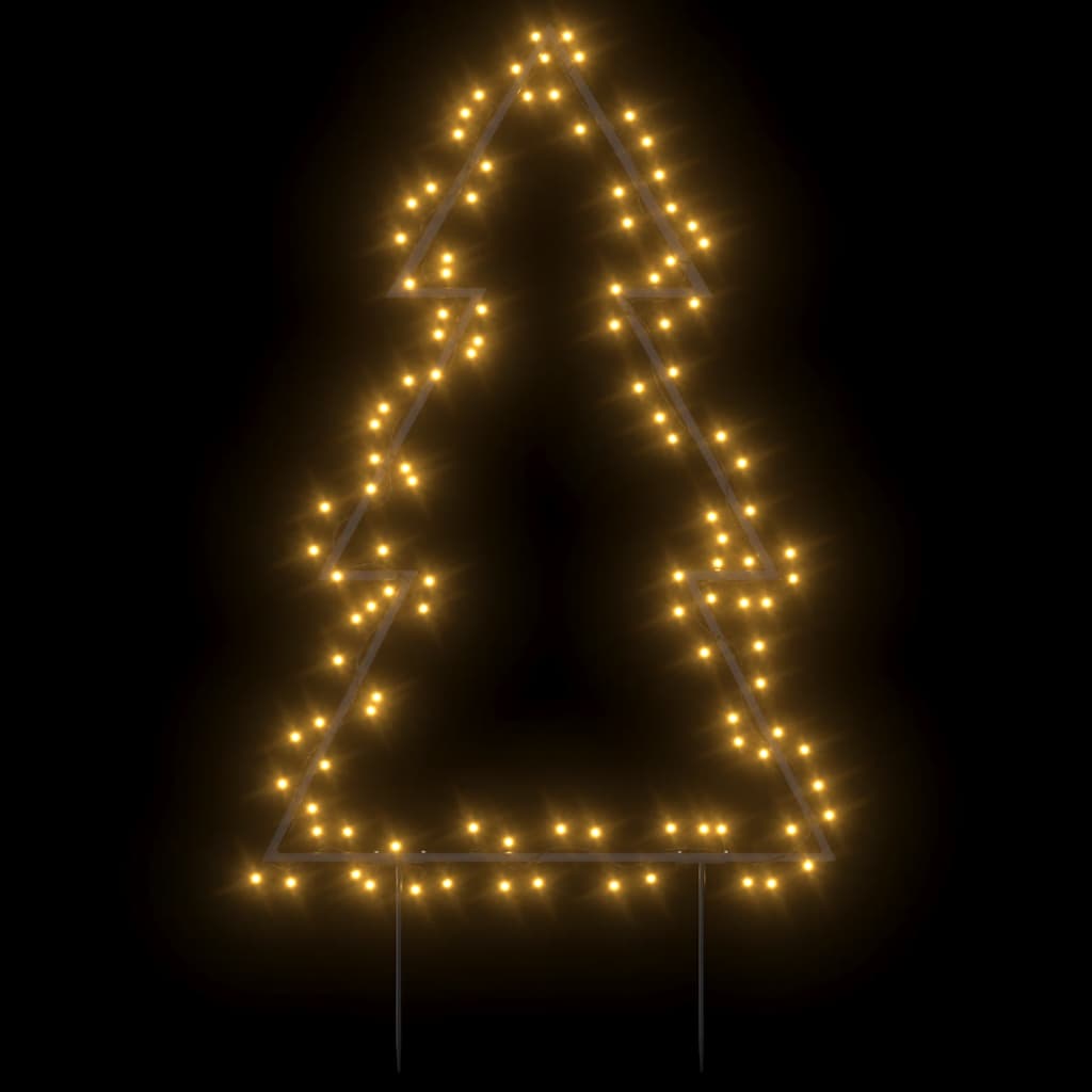 VidaXL Weihnachtsbaumbeleuchtung mit Erdspießen, 115 LEDs, 90 cm