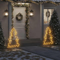 VidaXL Weihnachtsbaumbeleuchtung mit Erdspießen, 115 LEDs, 90 cm