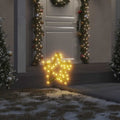 VidaXL Weihnachtsstern-Lichterkette, 3 Stück mit Erdspießen, 50 LEDs, 29 cm