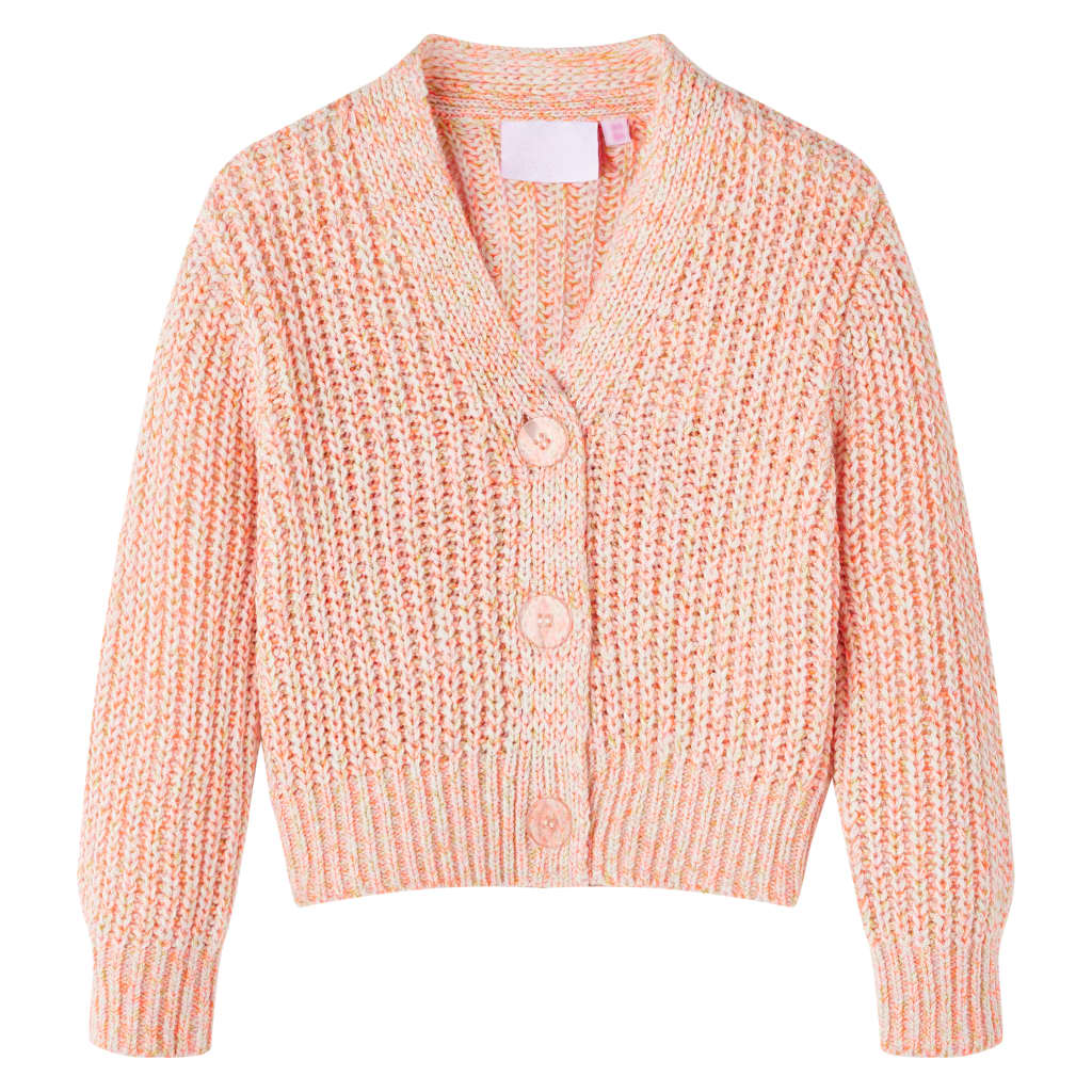Vidaxl kindervest gebreid 128 gemengd roze