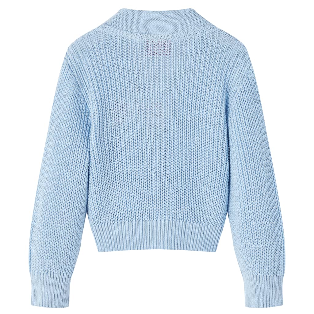 Vidaxl kindervest gebreid 98 blauw