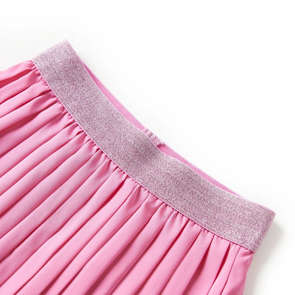 Vidaxl kinderplooirok 116 roze