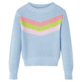 Vidaxl kindertrui gebreid 92 blauw