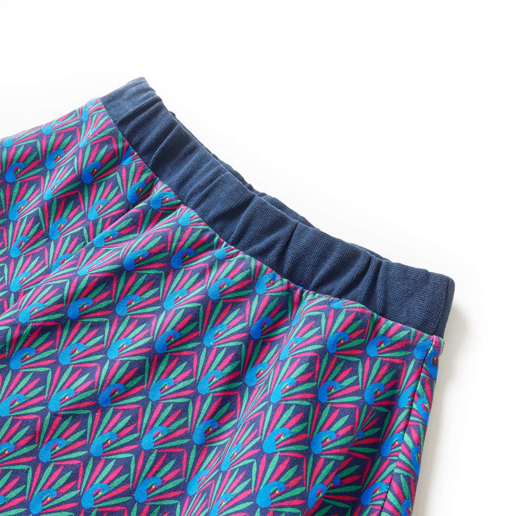 Vidaxl kinderrok 140 marineblauw
