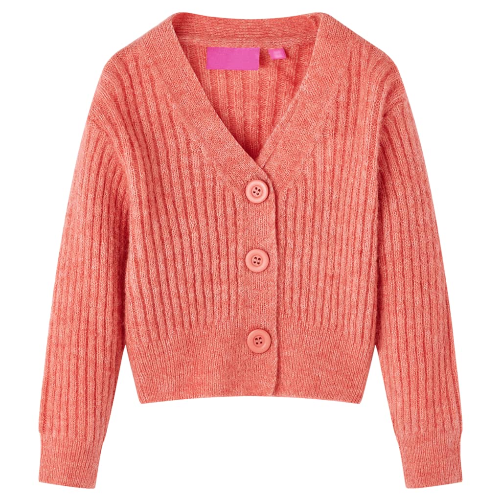 Vidaxl kindervest gebreid 116 middelroze