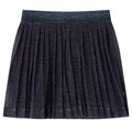 Vidaxl kinderrokje met glitters 128 marineblauw