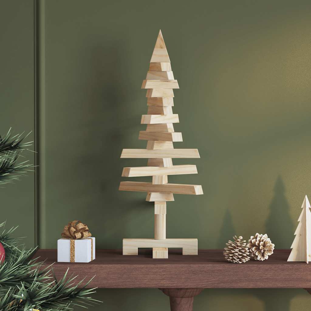 VidaXL Weihnachtsbaumschmuck 60 cm massives Kiefernholz
