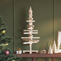 Vidaxl kerstdecoratie kerstboom 90 cm massief grenenhout