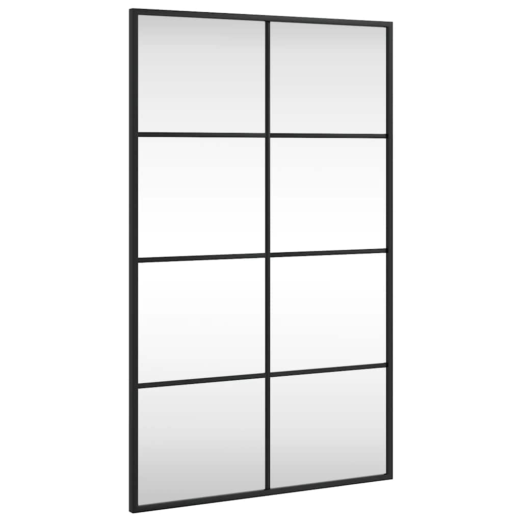 Vidaxx Wandspiegel rechteckig 50 x 80 cm Eisenschwarz