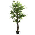 Vidaxl kunstplant ficus 378 bladeren 80 cm groen