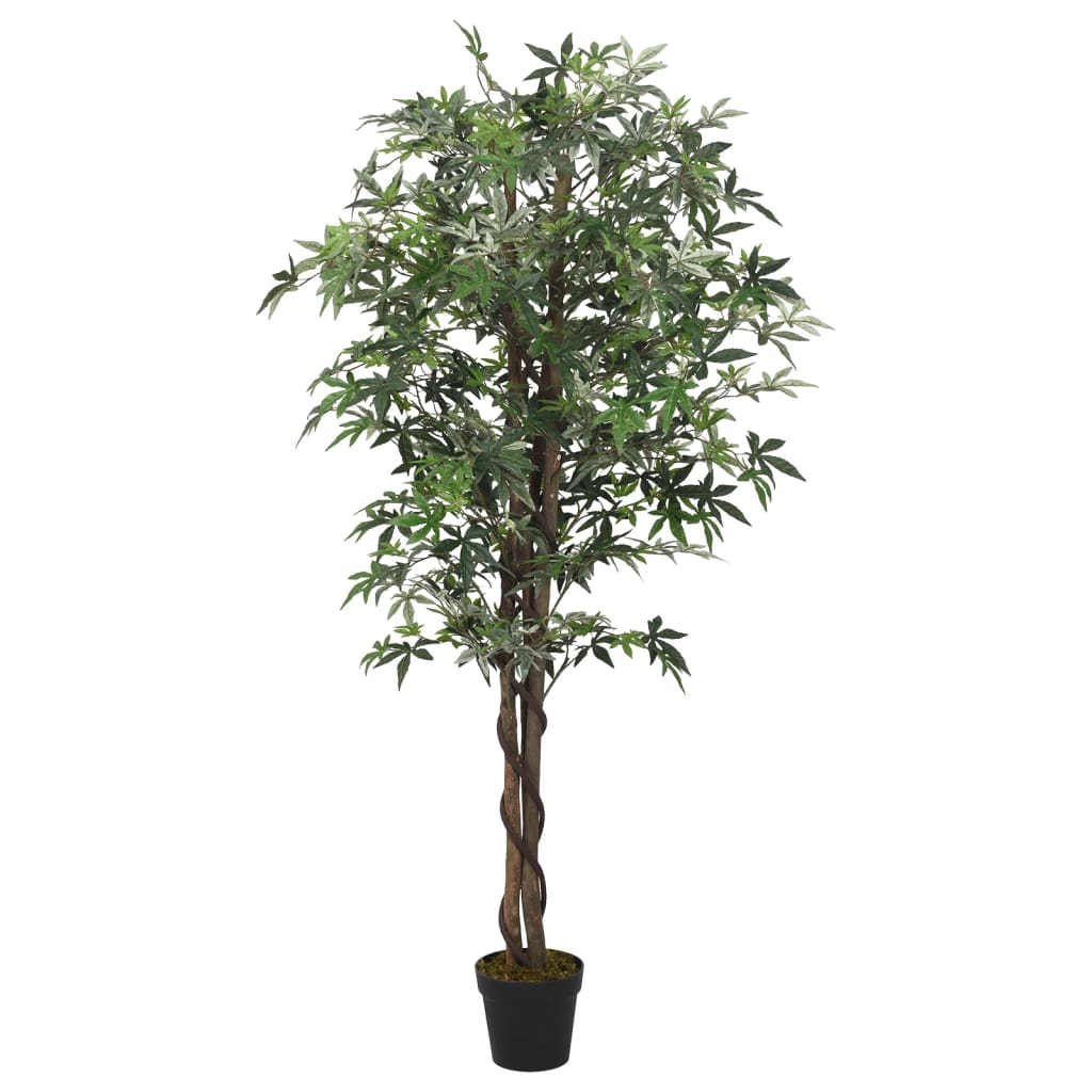 Vidaxxl künstlerische Pflanzen Ahornbaum 504 Blätter 150 cm Grün