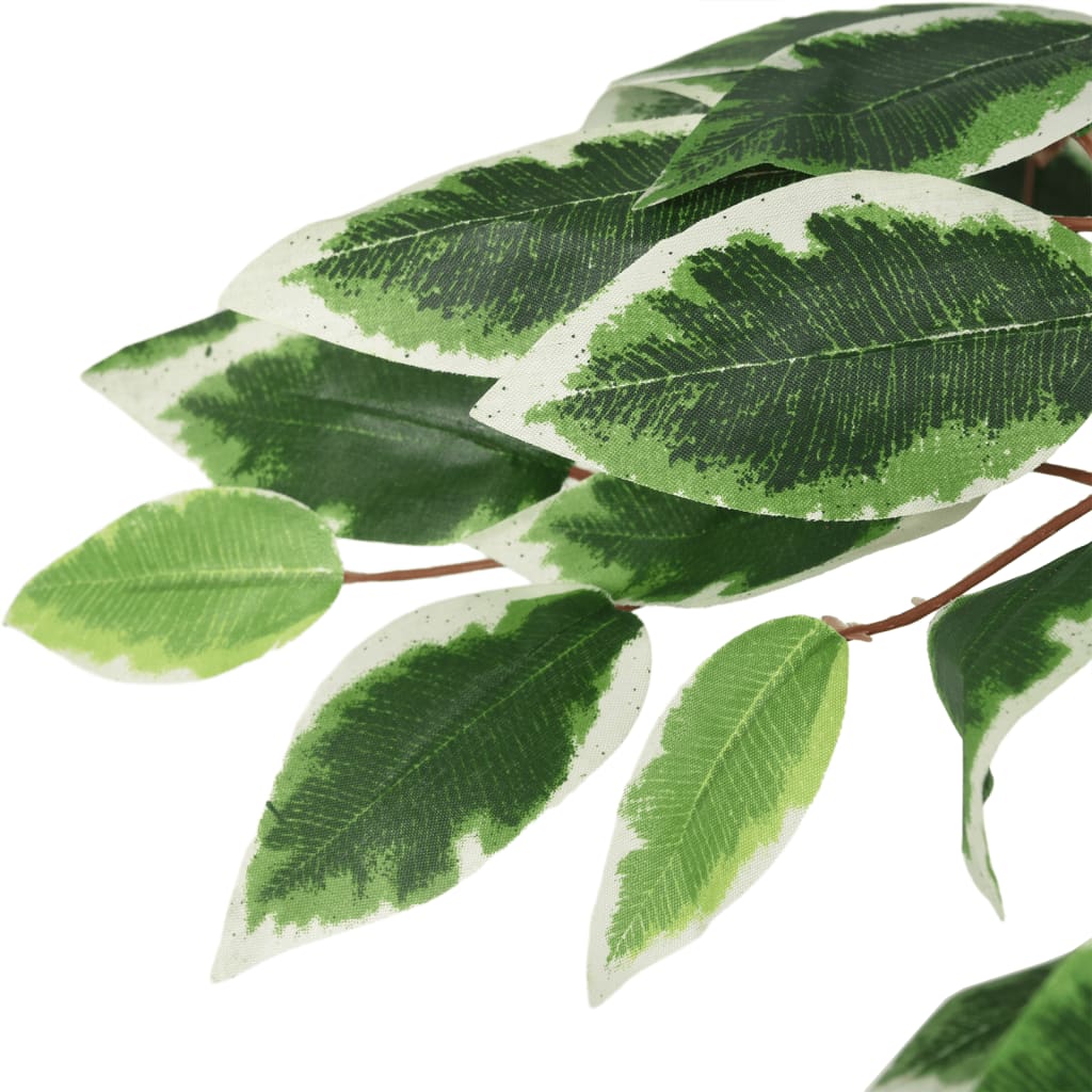 VidaXL Künstlicher Ficus, 378 Blätter, 80 cm, Grün