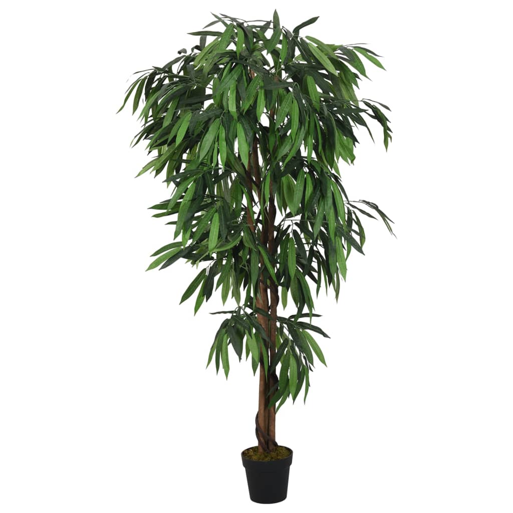 Künstlicher Mangobaum von VidaXL, 300 Blätter, 80 cm, Grün