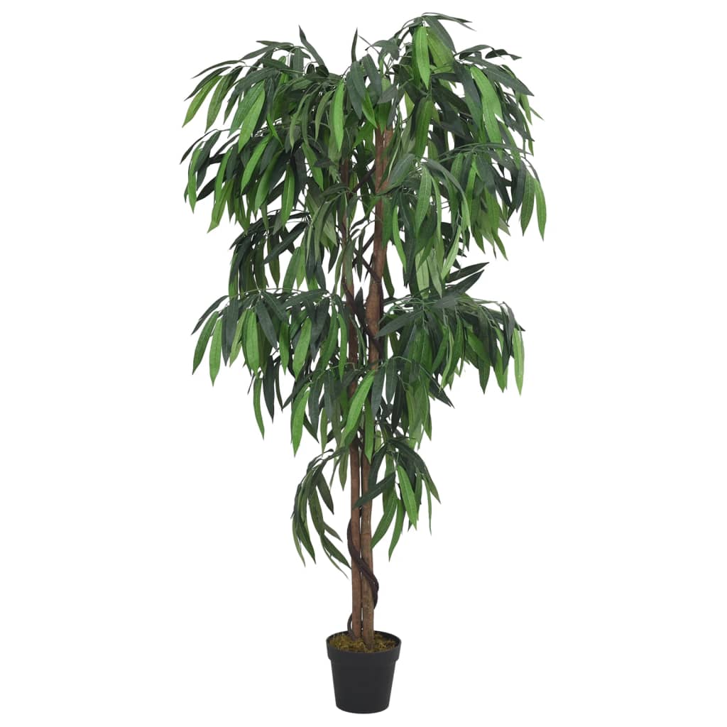 Künstlicher Mangobaum von VidaXL, 300 Blätter, 80 cm, Grün