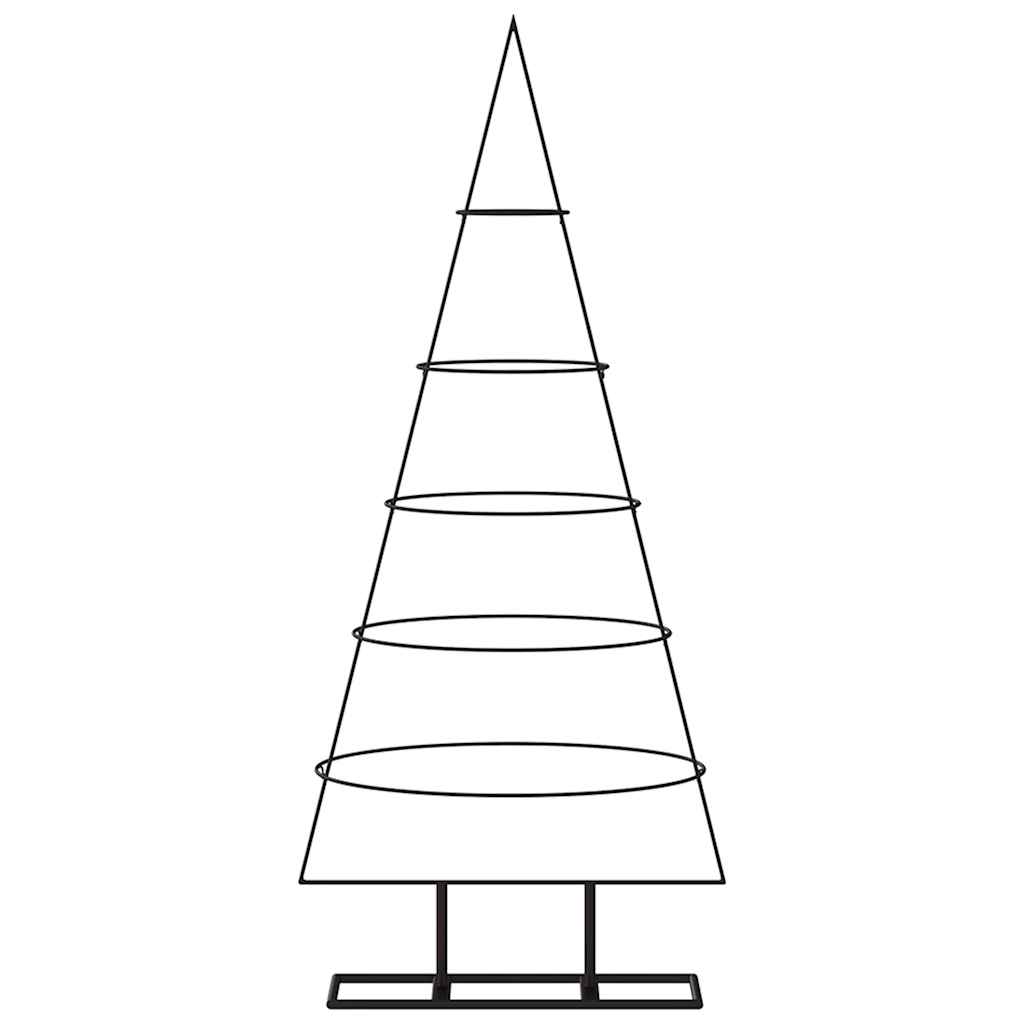 Vidaxl kerstdecoratie kerstboom 125 cm metaal zwart