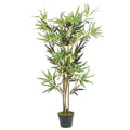 VidaXL Künstliche Bambuspflanze, 552 Blätter, 120 cm, Grün