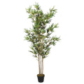 Vidaxl kunstplant bamboe 1380 bladeren 200 cm groen