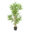 VidaXL Künstliche Bambuspflanze, 552 Blätter, 120 cm, Grün