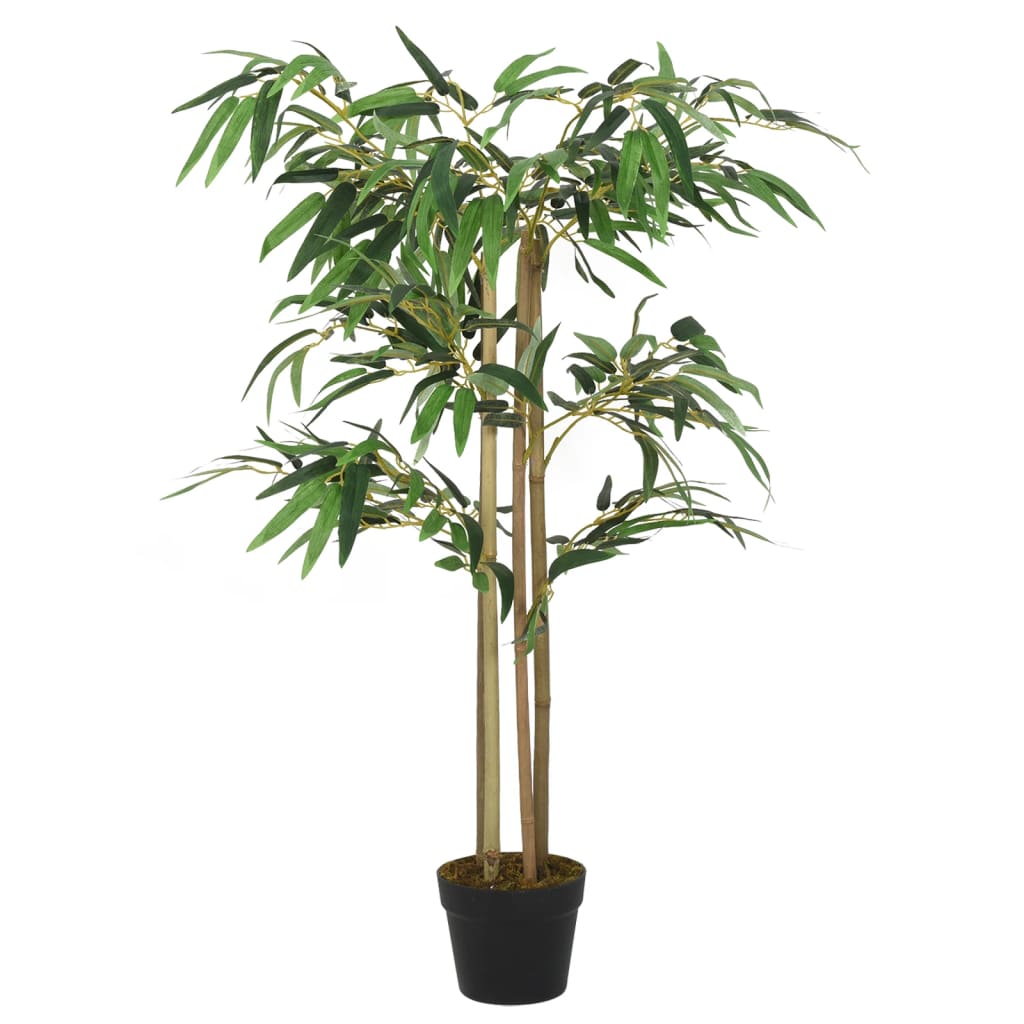 VidaXL Künstliche Bambuspflanze, 760 Blätter, 120 cm, Grün