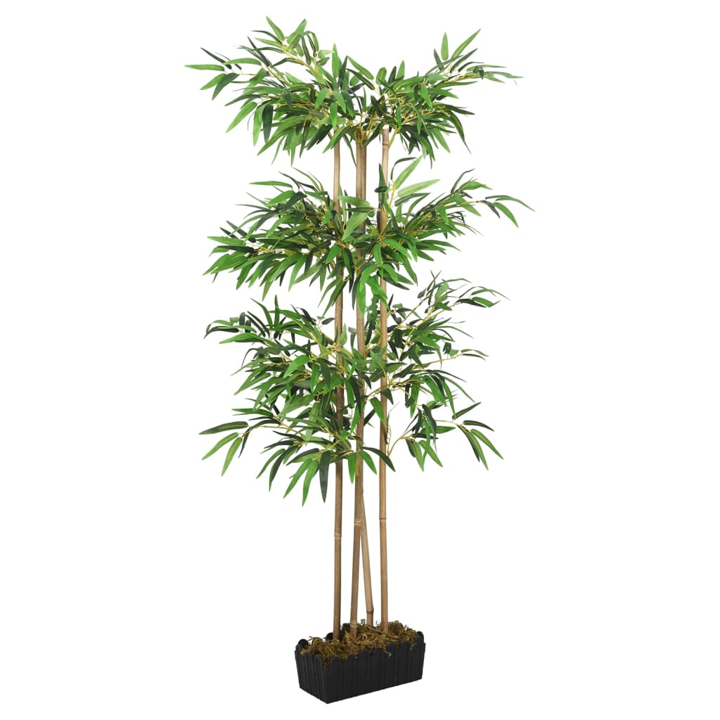VidaXL Künstliche Bambuspflanze, 380 Blätter, 80 cm, Grün