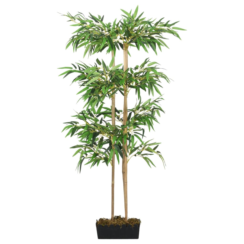 VidaXL Künstliche Bambuspflanze, 988 Blätter, 150 cm, Grün