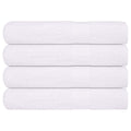 VidaXL Saunatücher, 4 Stück, 80 x 200 cm, 360 g/m², 100 % Baumwolle, weiß
