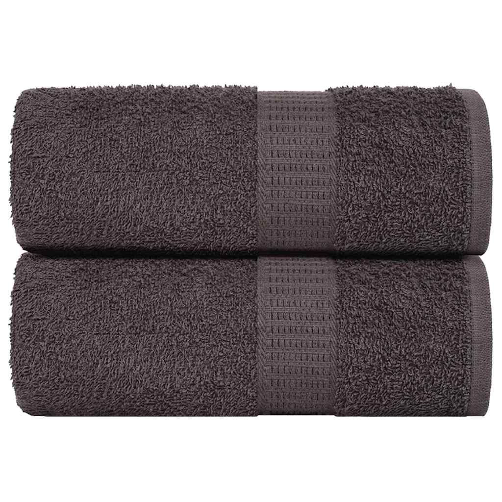Vidaxl gastendoekjes frogn 2 st 30x50 cm 360 g m² antraciet