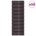 Vidaxl gastendoekjes frogn 50 st 30x50 cm 360 g m² antraciet