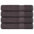Vidaxl handdoeken frogn 4 st 100x200 cm 360 g m² antraciet
