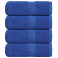 Vidaxl washandjes frogn 4 st 30x30 cm 360 g m² blauw