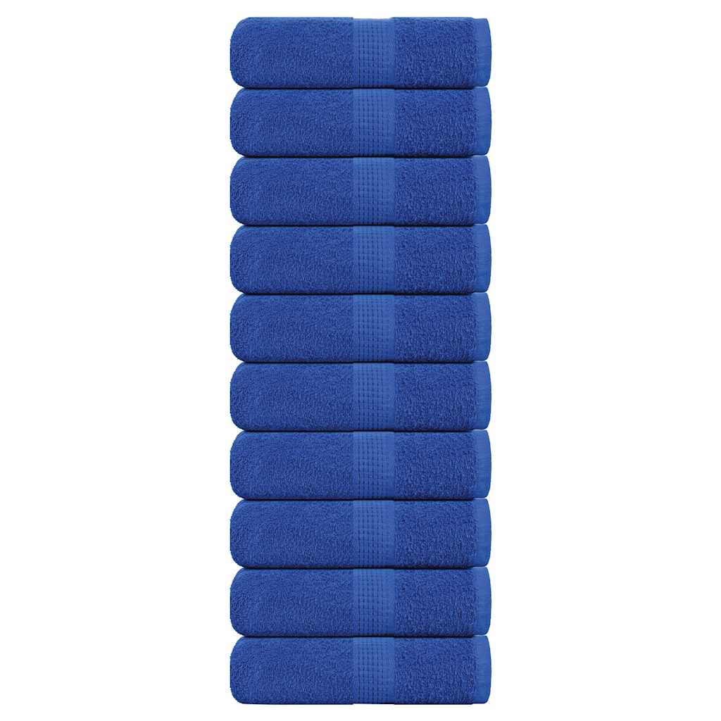 Vidaxl gastendoekjes frogn 10 st 30x50 cm 360 g m² blauw