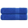 Vidaxl handdoeken frogn 2 st 50x100 cm 360 g m² blauw