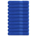 Vidaxl saunahanddoeken frogn 10 st 80x200 cm 360 g m² blauw