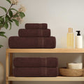 Vidaxl washandjes frogn 10 st 30x30 cm 360 g m² bruin