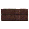 Vidaxl douchehanddoeken frogn 2 st 70x140 cm 360 g m² bruin