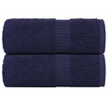 Vidaxl gastendoekjes frogn 2 st 30x50 cm 360 g m² marineblauw